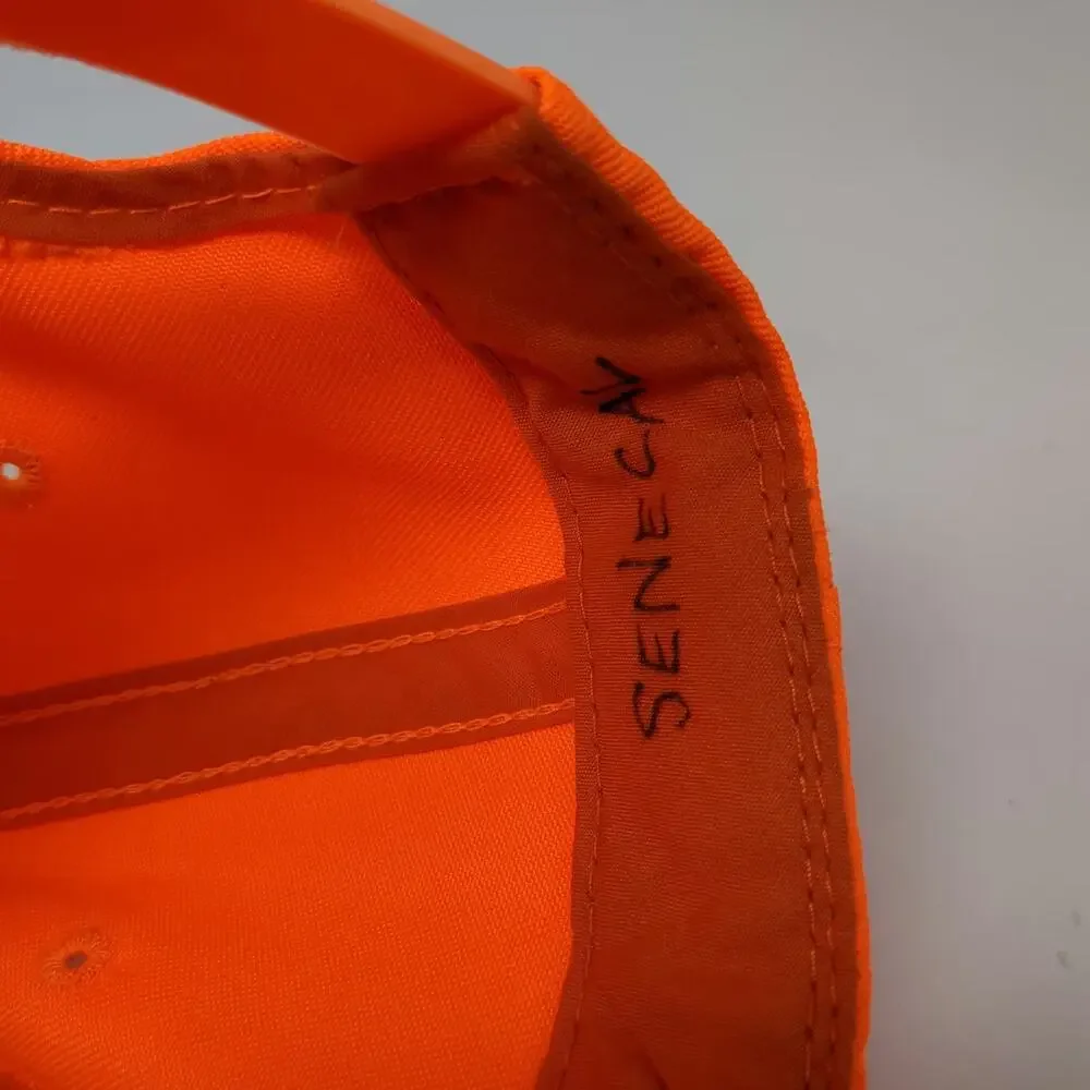 C.C Snapback Orange Green One Size Hat Underbrim Blank Structured Crown Plain